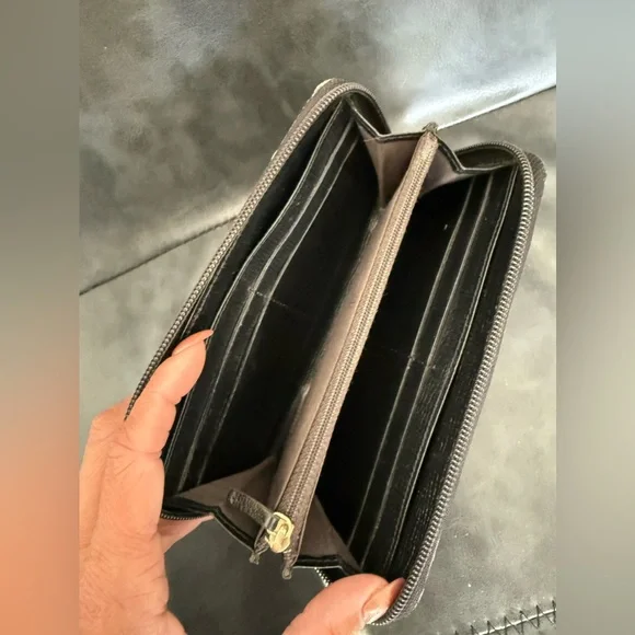 Fendi Long Wallet with a Zucca Multicolor FF Logo Pattern, Womens RARE - Picture 9 of 11